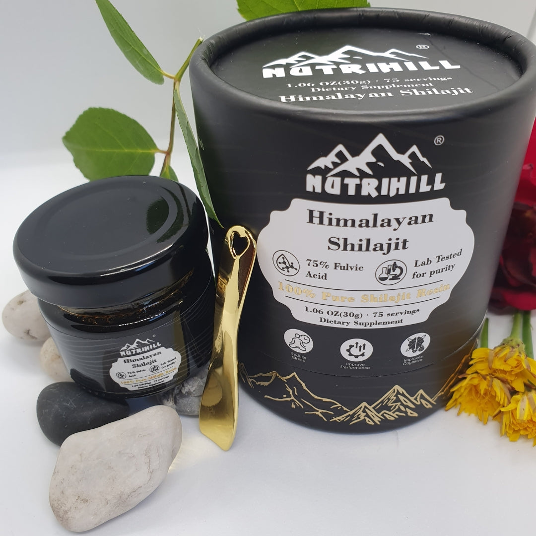 Pure Himalayan Shilajit Resin – 85+ Minerals, 75%+ Fulvic Acid | Organic Energy & Immune Support
