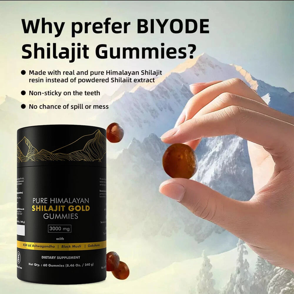 Himalayan Shilajit GOLD Gummies 3000 mg Fulvic Acid